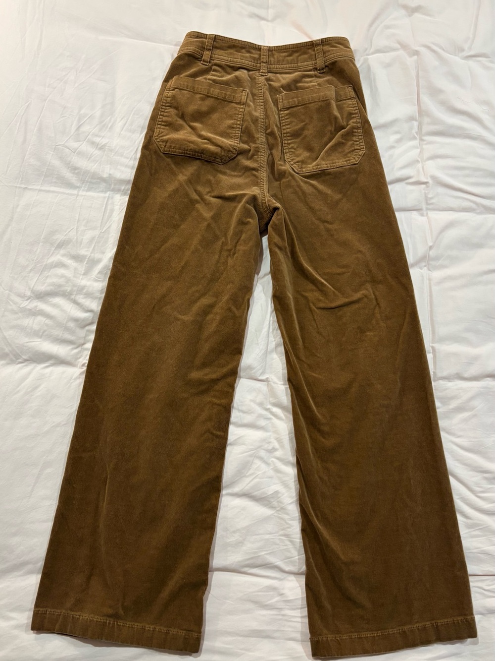 SO Wide-Leg Women’s Corduroy Pants - Brown - Picture 2 of 3